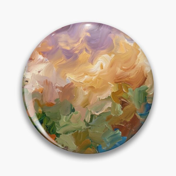 Item preview, Symphony of Earth and Sky: Expressive Abstract Oil Painting designed and sold by maykgg.