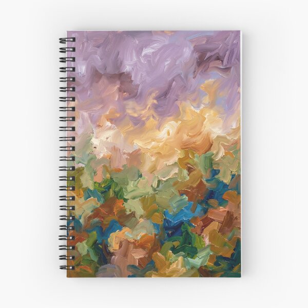 Item preview, Symphony of Earth and Sky: Expressive Abstract Oil Painting designed and sold by maykgg.