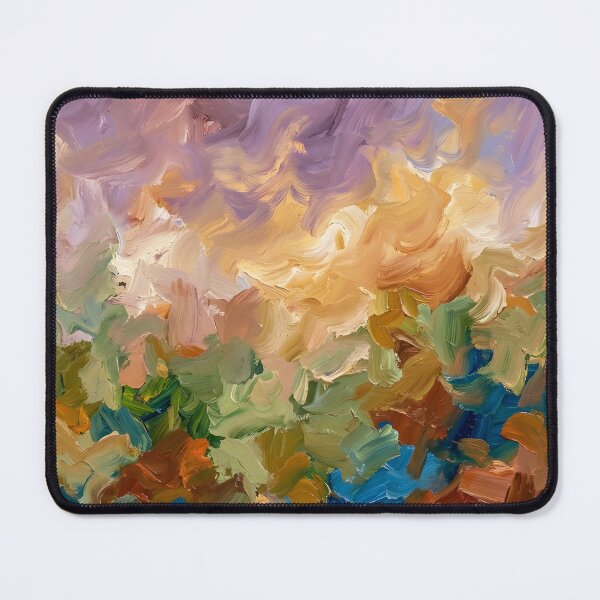 Item preview, Symphony of Earth and Sky: Expressive Abstract Oil Painting designed and sold by maykgg.