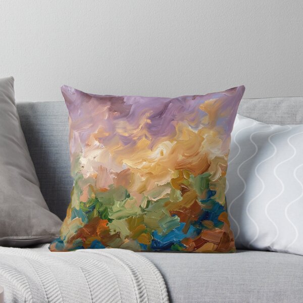 Item preview, Symphony of Earth and Sky: Expressive Abstract Oil Painting designed and sold by maykgg.