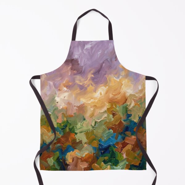 Item preview, Symphony of Earth and Sky: Expressive Abstract Oil Painting designed and sold by maykgg.