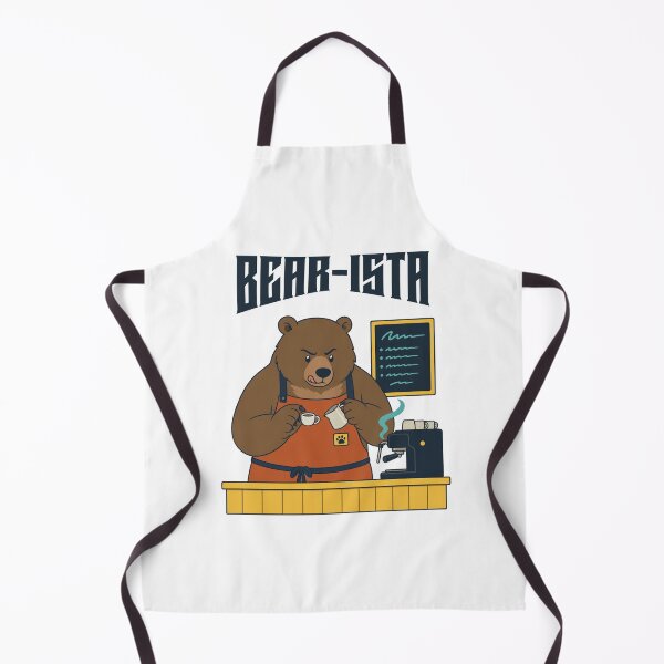 Item preview, Bear Barista Funny Coffee designed and sold by MOSIDRIP™.