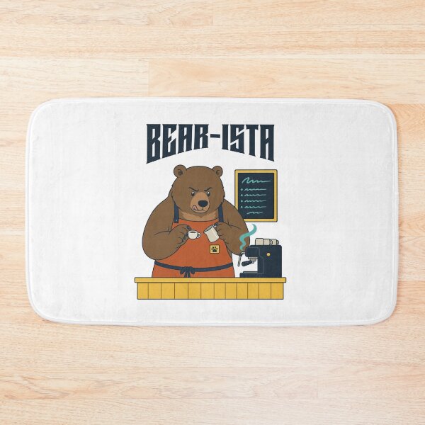 Item preview, Bear Barista Funny Coffee designed and sold by MOSIDRIP™.