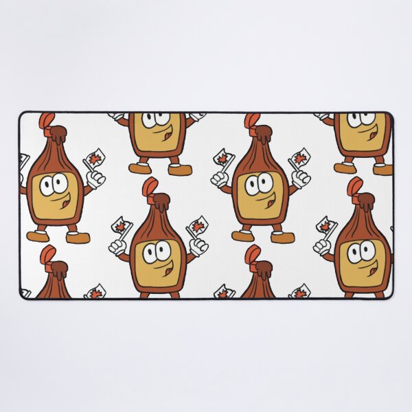 Item preview, Cute Cartoon Syrup Bottle Man Funny Breakfast designed and sold by The Soapiest Goat.