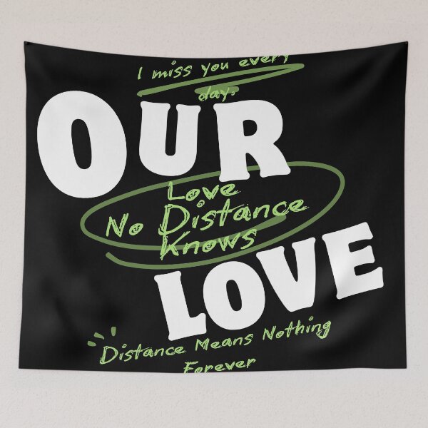 Item preview, Our Love Typography Romantic designed and sold by CaneufeyCip.