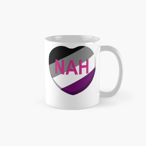 Item preview, NAH Asexual Flag Conversation Heart designed and sold by dragonimp.
