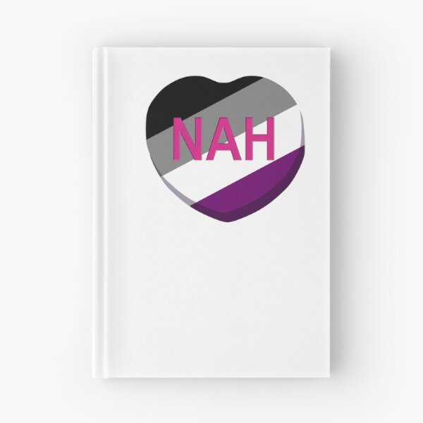 Item preview, NAH Asexual Flag Conversation Heart designed and sold by dragonimp.
