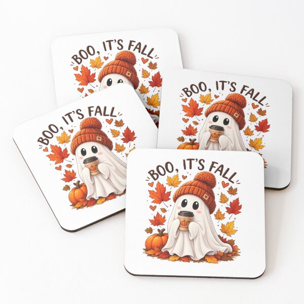 Item preview, Boo It’s Fall Cute Ghost Autumn Vibes designed and sold by TinyWeird.