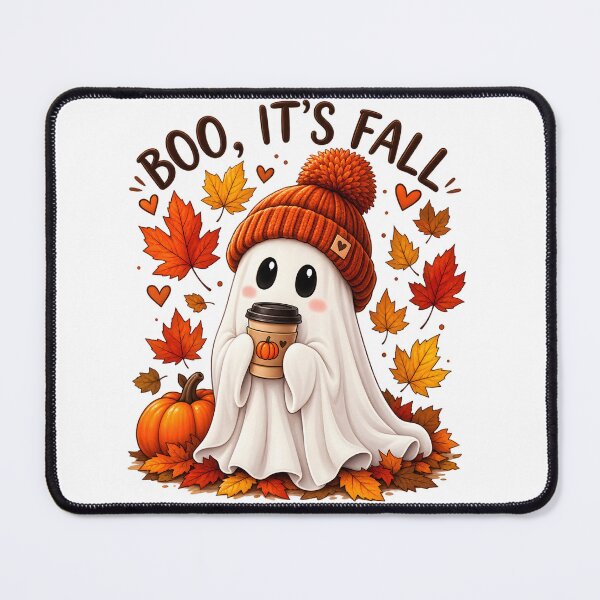 Item preview, Boo It’s Fall Cute Ghost Autumn Vibes designed and sold by TinyWeird.