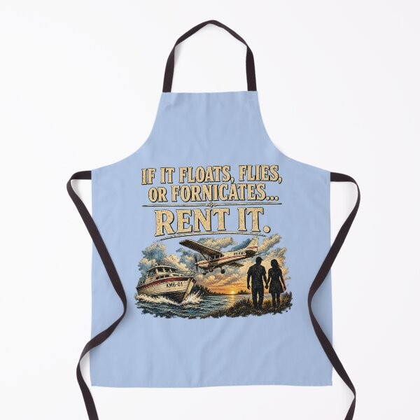 Item preview, If It Floats, Flies, or Fornicates… Rent It | Vintage Humour T-Shirt designed and sold by KissMy6 Industries.
