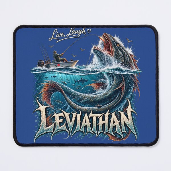 Item preview, Live Laugh Leviathan – Epic Sea Monster Fishing designed and sold by KissMy6 Industries.