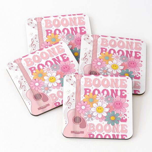 Item preview, Retro Pink Guitar Boone – Groovy Daisy Music designed and sold by Pixele.