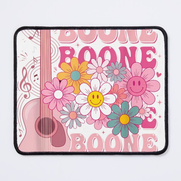 Item preview, Retro Pink Guitar Boone – Groovy Daisy Music designed and sold by Pixele.