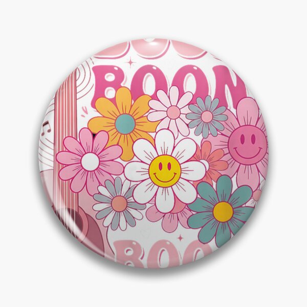 Item preview, Retro Pink Guitar Boone – Groovy Daisy Music designed and sold by Pixele.