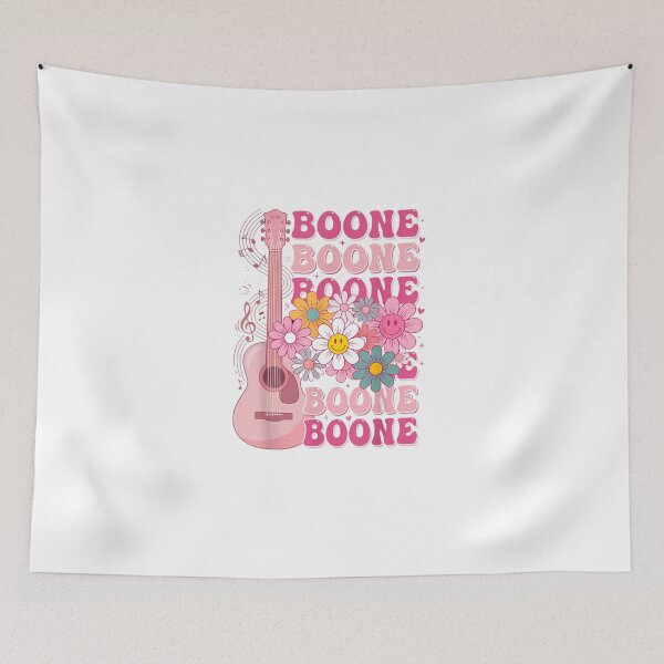 Item preview, Retro Pink Guitar Boone – Groovy Daisy Music designed and sold by Pixele.