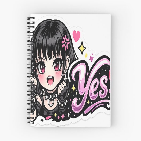 Item preview, Yes Cute Goth Girl Sticker designed and sold by AnnekeJordaan.