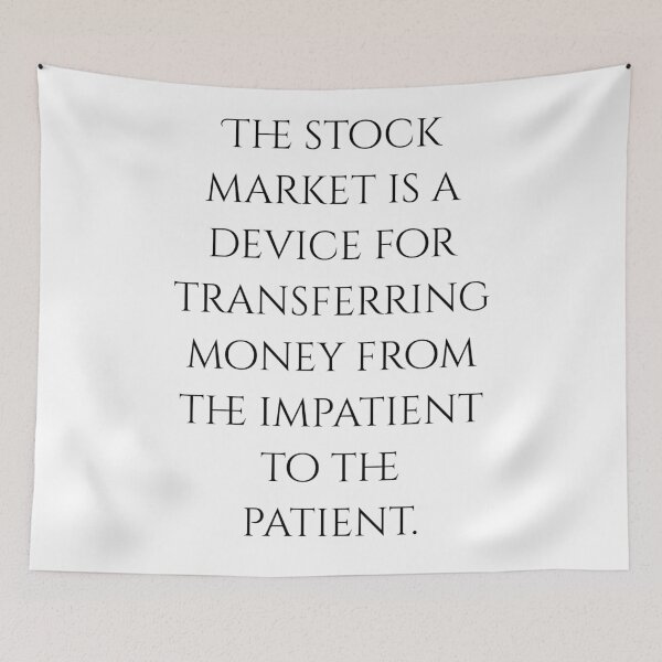 Item preview, The Stock Market Is A Device For Transferring Money - Finance Quote designed and sold by Finance Wisdom.