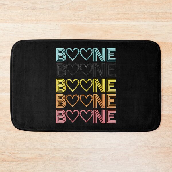 Item preview, Retro Boone Hearts – Colorful Neon Line Typography designed and sold by Pixele.
