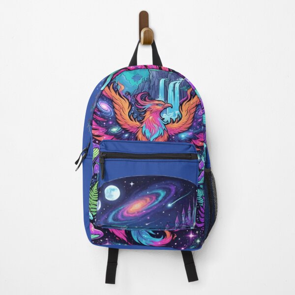 Item preview, Cosmic Phoenix Enchanted Forest Psychedelic Space Art designed and sold by DailySparks.