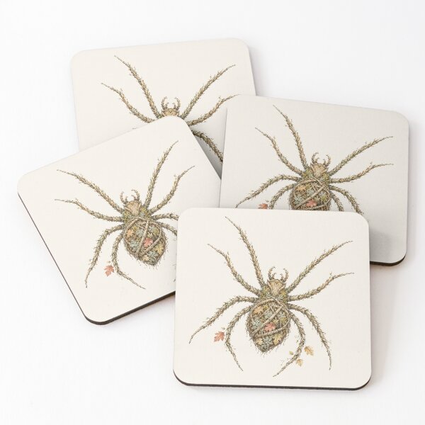 Item preview, Botanical Wolf Spider Autumn Illustration designed and sold by Spark & Shadow.