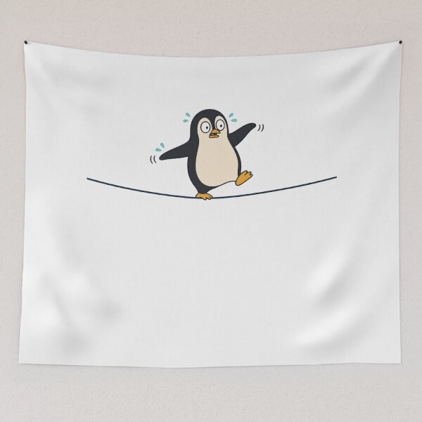 Item preview, Penguin Winging It Funny Shirt designed and sold by MOSIDRIP™.