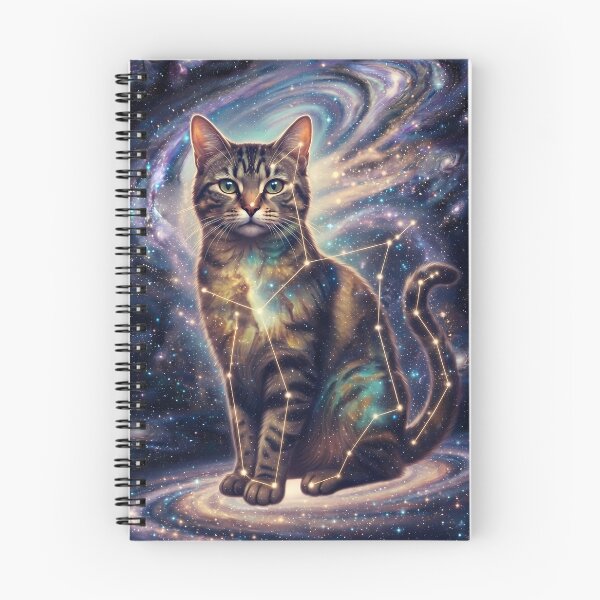 Item preview, Cosmic Koshort: Tabby Galaxy Guardian & Celestial Stardust Cat designed and sold by SOOstudio73.