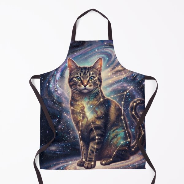 Item preview, Cosmic Koshort: Tabby Galaxy Guardian & Celestial Stardust Cat designed and sold by SOOstudio73.