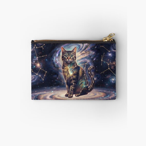 Item preview, Cosmic Koshort: Tabby Galaxy Guardian & Celestial Stardust Cat designed and sold by SOOstudio73.
