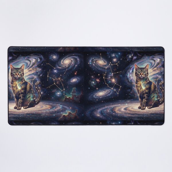 Item preview, Cosmic Koshort: Tabby Galaxy Guardian & Celestial Stardust Cat designed and sold by SOOstudio73.