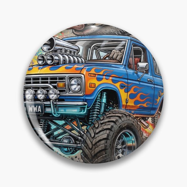 Item preview, Tusk Hog Monster Bronco designed and sold by WeirdWheeledArt.