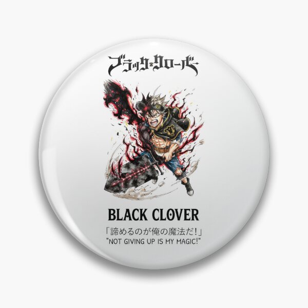 Item preview, Black Clover Asta Black Form Demon Slayer Sword Anime Watercolor Sketch Poster designed and sold by FreakToons.