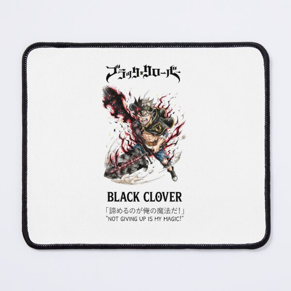 Item preview, Black Clover Asta Black Form Demon Slayer Sword Anime Watercolor Sketch Poster designed and sold by FreakToons.