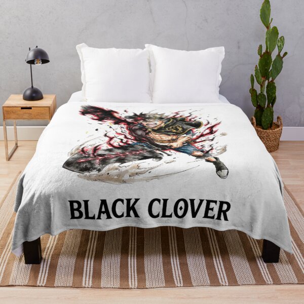Item preview, Black Clover Asta Black Form Demon Slayer Sword Anime Watercolor Sketch Poster designed and sold by FreakToons.