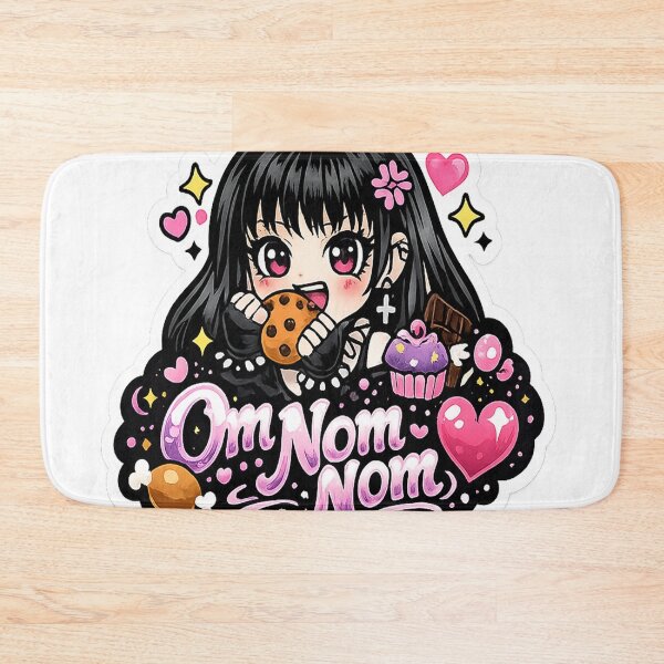 Item preview, Om Nom Nom Cute Goth Girl designed and sold by AnnekeJordaan.