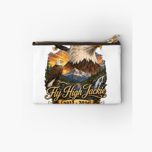 Item preview, High Jackie Memorial – Majestic Bald Eagle Nature designed and sold by Pixele.