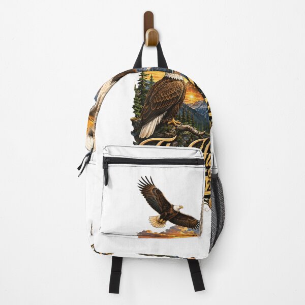 Item preview, High Jackie Memorial – Majestic Bald Eagle Nature designed and sold by Pixele.