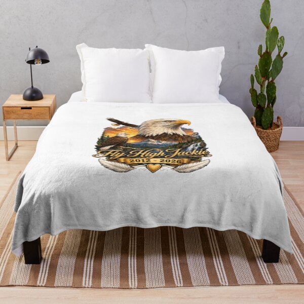 Item preview, High Jackie Memorial – Majestic Bald Eagle Nature designed and sold by Pixele.