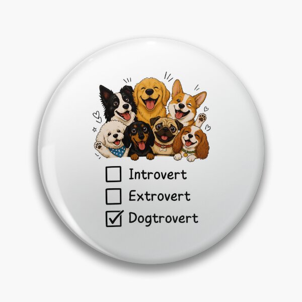 Item preview, Dogtrovert - Funny Dog design designed and sold by MaddyDesignsCo.