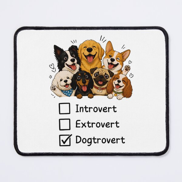 Item preview, Dogtrovert - Funny Dog design designed and sold by MaddyDesignsCo.