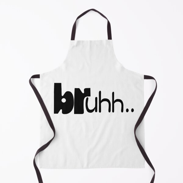 Item preview, bruhh..Funny Reaction Typography Design designed and sold by RenadStickers.