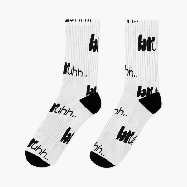 Item preview, bruhh..Funny Reaction Typography Design designed and sold by RenadStickers.