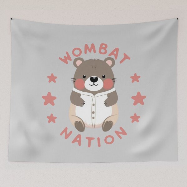 Item preview, Wombat Nation Logo designed and sold by pUNKnown.