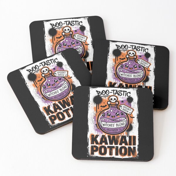 Item preview, Kawaii Potion Witches Blend Boo-Tastic Halloween Design Tee designed and sold by DarylWelsh2024.