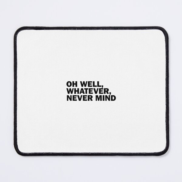 Item preview, OH WELL WHATEVER NEVERMIND STICKER PACK - BLACK designed and sold by NeuwtStudio.
