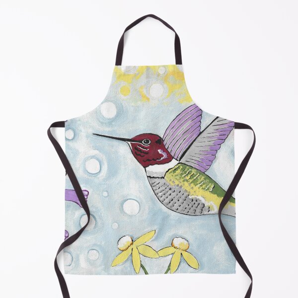 Item preview, Hummingbird With Purple Flowers designed and sold by Sartoris Art.