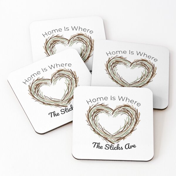 Item preview, Home Is Where The Sticks Are designed and sold by WrenAndWhimsy.