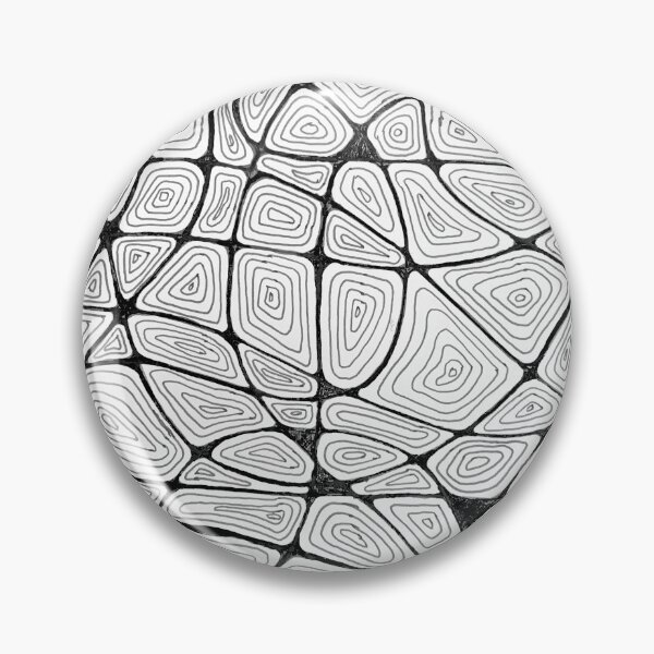 Item preview, Original Black and White Fingerprint Tangle designed and sold by Honeybee Cameron.