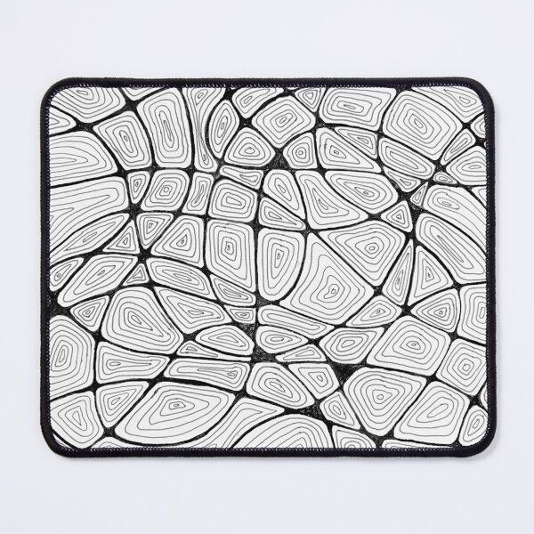 Item preview, Original Black and White Fingerprint Tangle designed and sold by Honeybee Cameron.