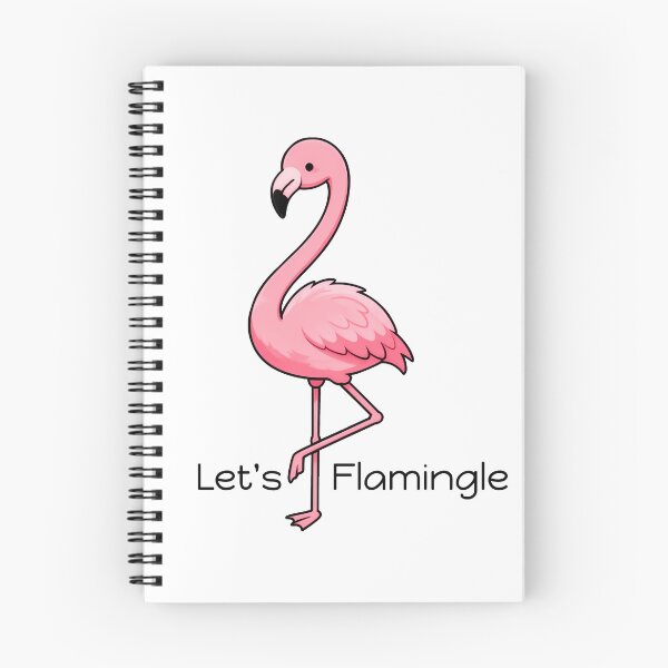 Item preview, Let's Flamingo, Single Flamingo designed and sold by WrenAndWhimsy.