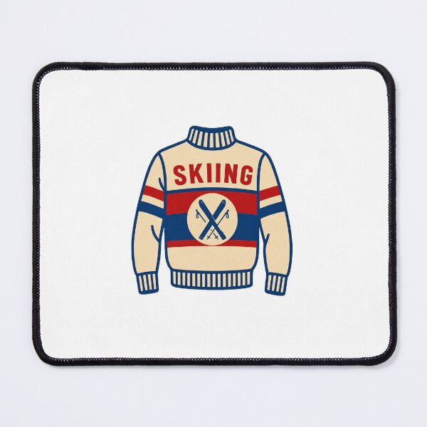 Item preview, Vintage Cozy Skiing Sweater on White designed and sold by Em-Arn.